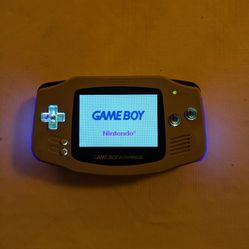 Backlit GBA with Touch Controls For Brightness And Color Palette