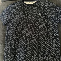 Penguin Floral Pattern T Shirt - Men’s XL