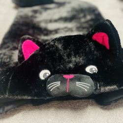 Black Cat Halloween Dog Costume Size M/L 