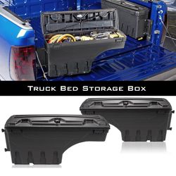 Pair of storage boxes custom fit Chevy Silverado 2007 thru 2018