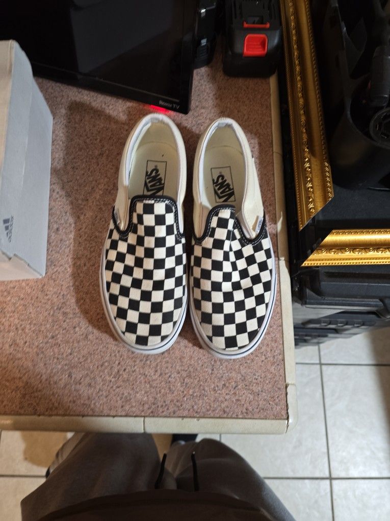 Checkered Vans