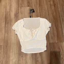 NWT Zaful White Top Size 4