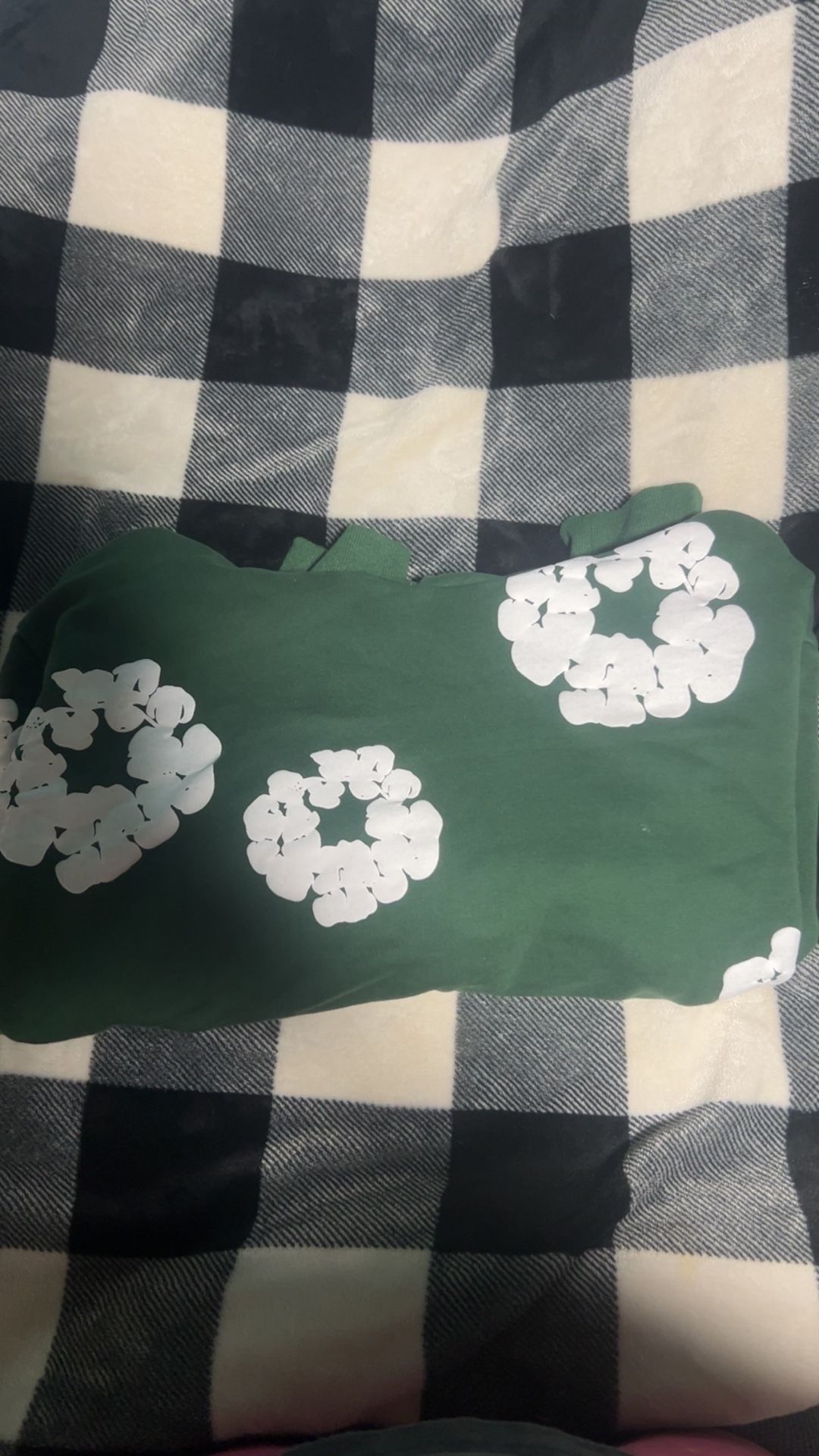 Denim Tears Green Hoodie