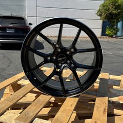 New 20 Inch Rays G025 Style Wheels 20x9.5 +38 5x112 Matte Black Rims Set of 4 CB66.6
