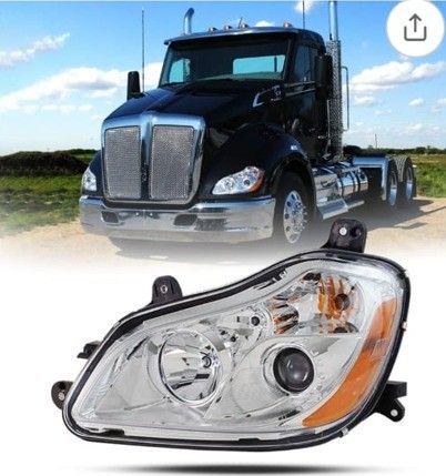 2013-2021 Kenworth T680 SEMI TRUCK HEADLIGHT