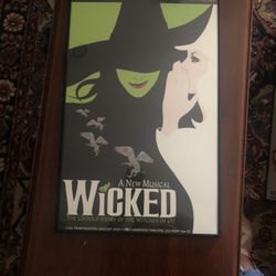 Wicked The Musical *OFFICIAL BROADWAY POSTER* 22 x 14