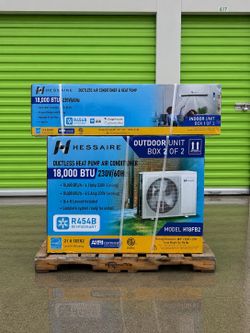 Ductless Mini Split AC / Heat Pump Air Conditioner - New