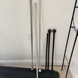 2 Rods for Windows And One For Bathroom 