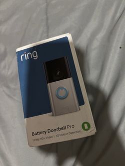 Ring battery door bell pro 1536p hd video read below