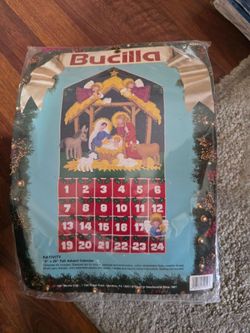 Bucilla Nativity Felt Advent Calendar Kit