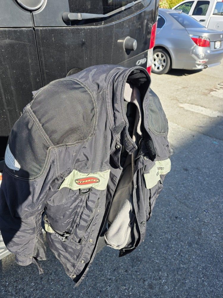 FirstGear Padded Hypertex padded Motorcycle rudding Jacket XL Black Mens

Good condition