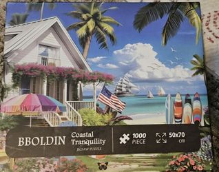 Coastal Tranquility Jigsaw Puzzle 1000 Pieces