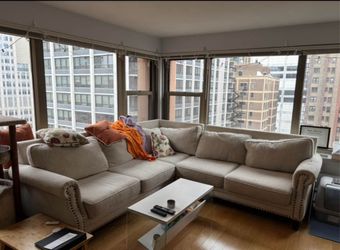 Couch with Pillows