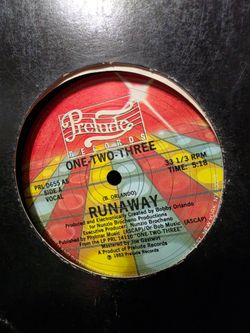 One two three - run away 12in record