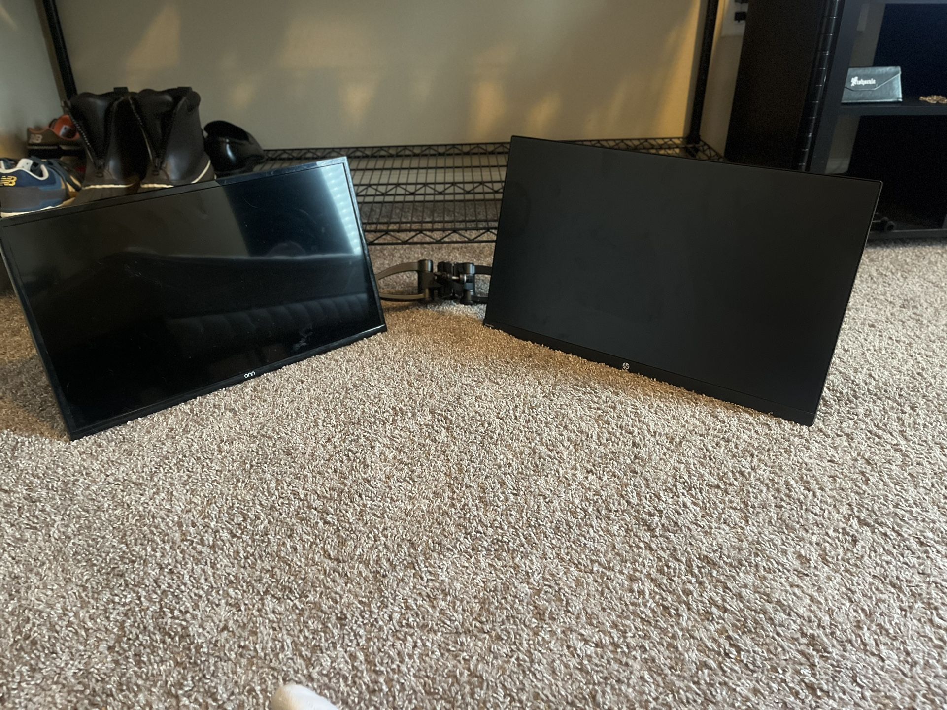 Two Monitors W/ Stand