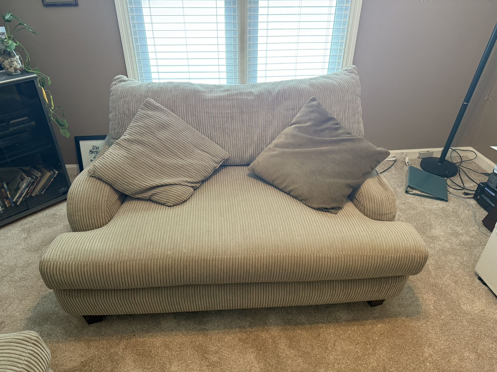 Sofa And Loveseat W/Pillows