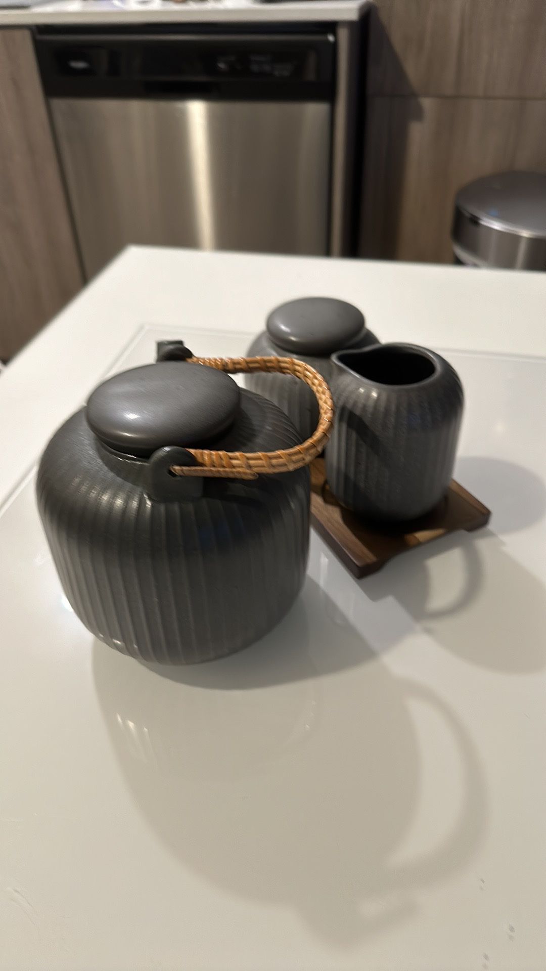 Mikasa Tea Pot Set (ash Gray)