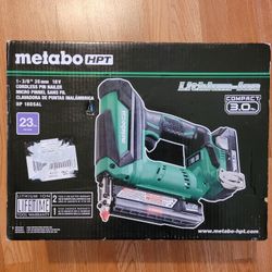 New Metabo Hpt 23ga Cordless Brushless Finish Nailer Kit $160 Firm, Pickup Only 