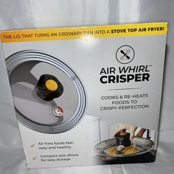 Air Whirl Crisper Air Fryer Pan Lid