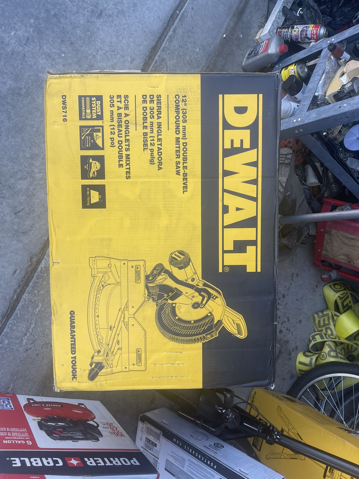 Dewalt 12” Double Bevel Compound Miter Saw New Open Box