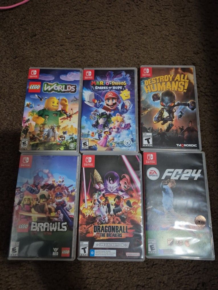 Barely Used Nintendo Switch Games Any Game 10$ Or Take All For 45$