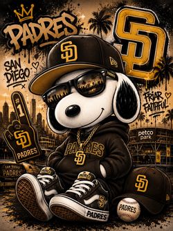 San Diego Padres Snoopy tumblers