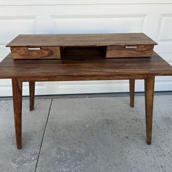 Solid wood desk