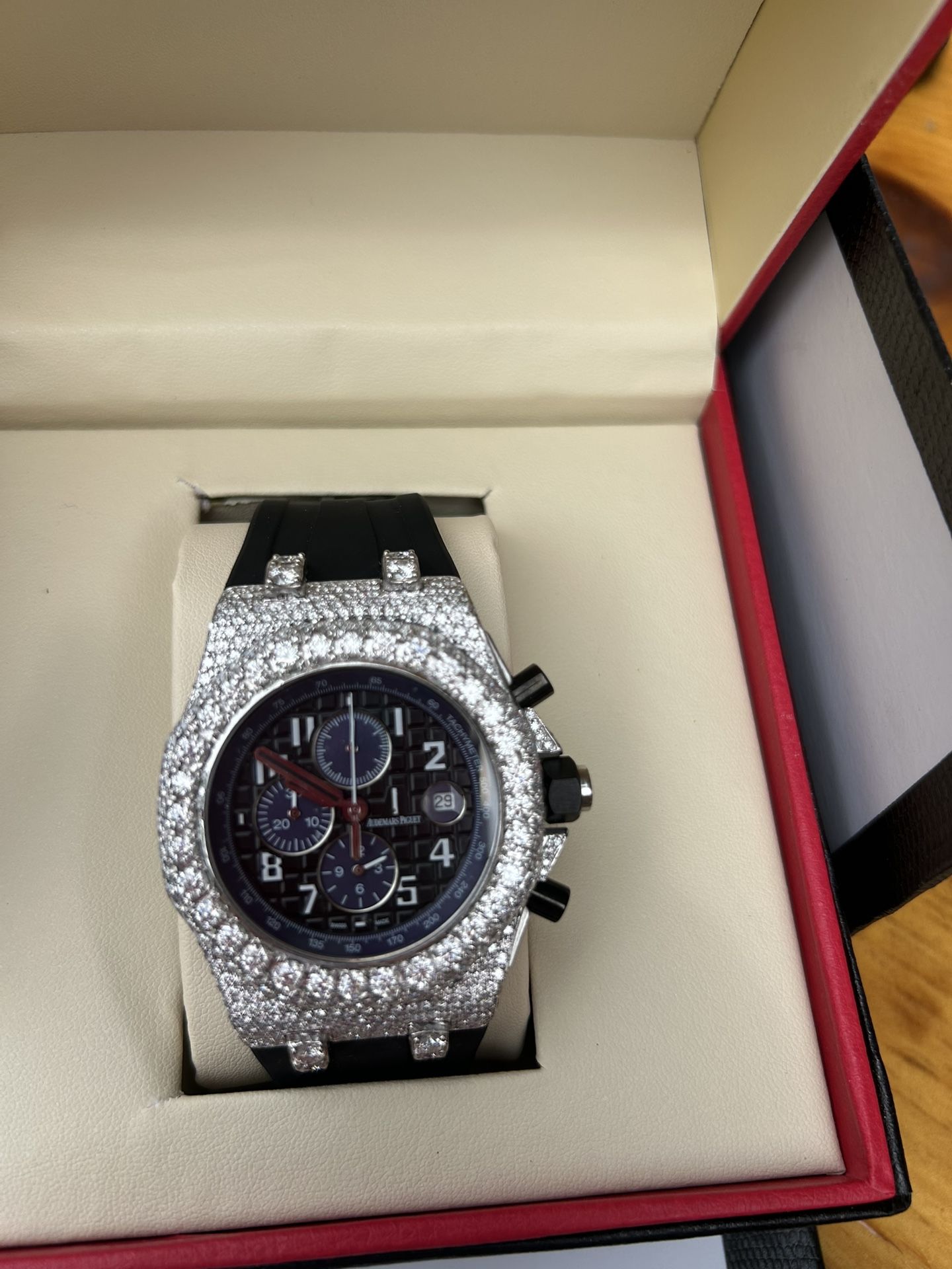 AP Moissanite Watch (passes All Diamond Testers )