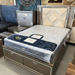 Furniture, Mattress, Boxspring, Bunk, Bed, Bedframe, Chest Dresser, Or Nightstand