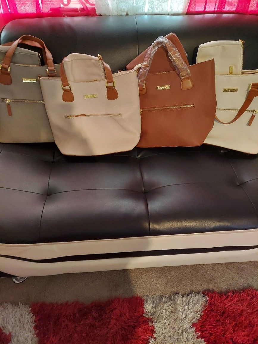 Iman And Joy Handbags With Matching Wallets