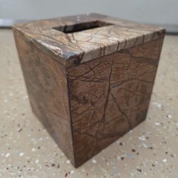 Marble Tissue Box Holder