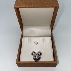Pandora Disney Mickey Mouse Christmas Wreath Charm (Sterling Silver)