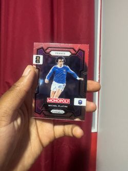 Michael platini prizm card