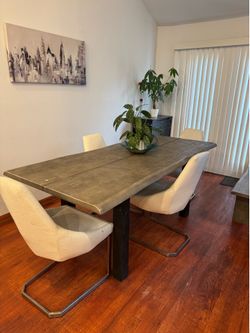 Beautiful Modern Rustic Dining Table Set – $250