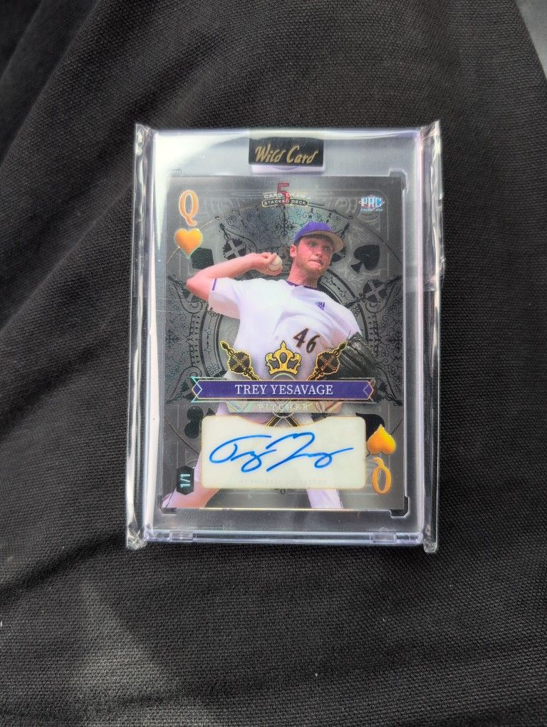 1/1 Trey Yesavage Auto Stacked DECK 