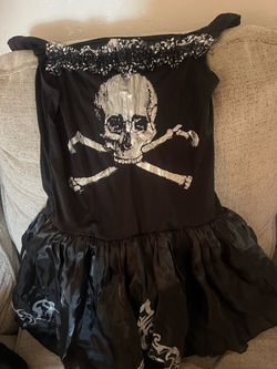 Pirate Skull Halloween Costume Dress