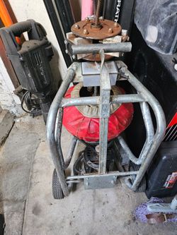 Gorlitz Manual Pipe Threader Machine on Cart