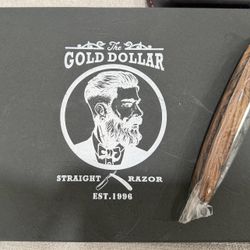 Gold Dollar Straight Razor With Premium Shave Kit