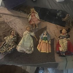Antique German and French dolls