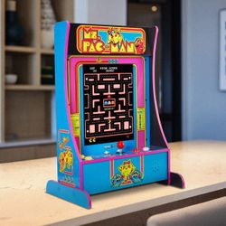 Arcade1Up Ms. PAC-MAN Partycade – 12 Arcade Games, Space-saving Design $299.99