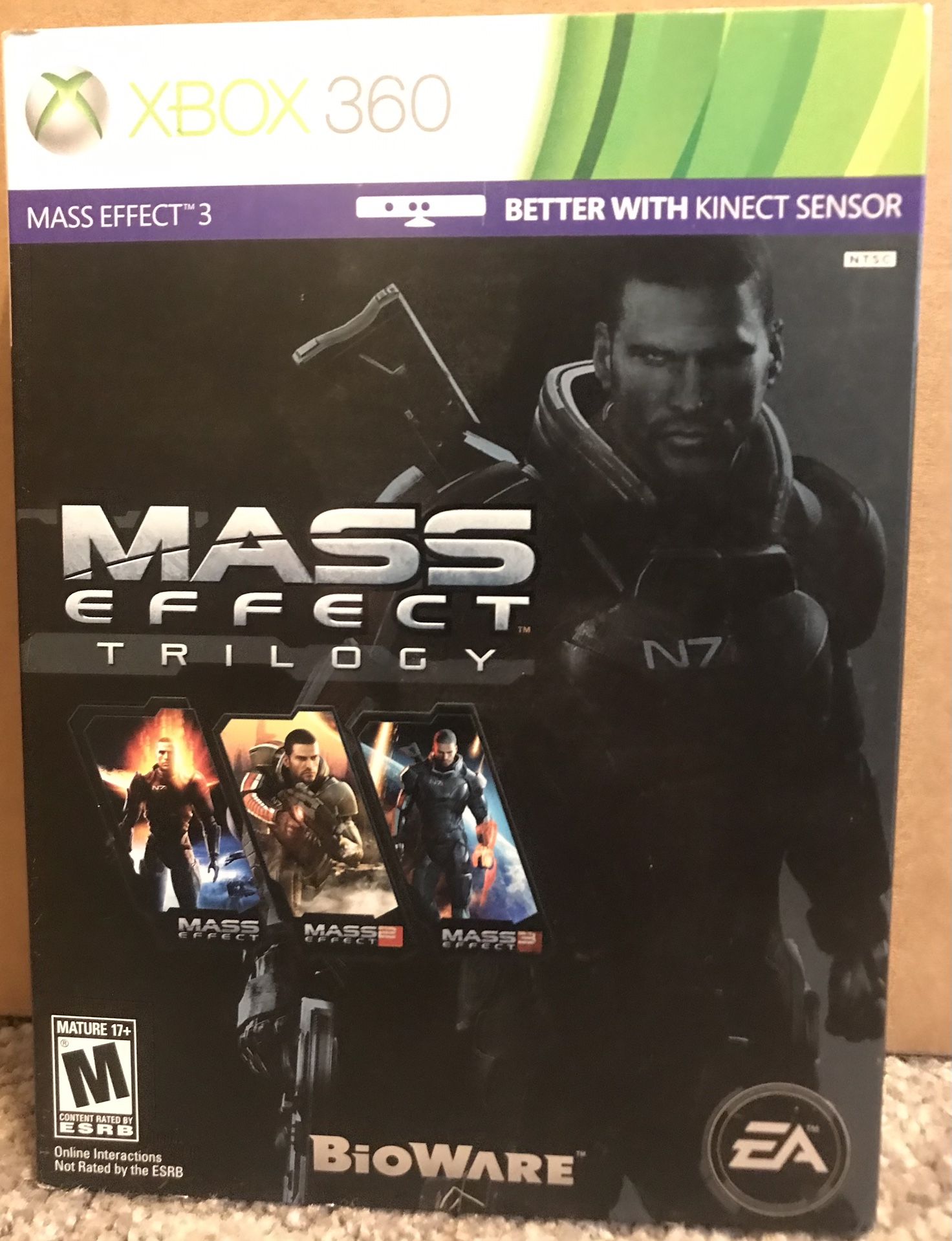 Mass Effect Trilogy (Xbox 360) - Tested And Working