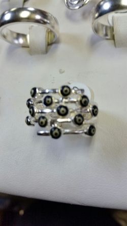 Size 8.5 sterling silver Ring.