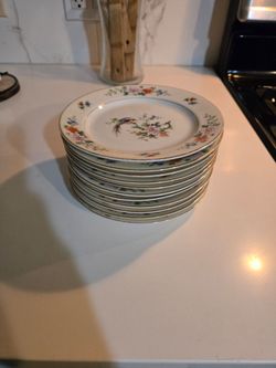 Vintage porcelain plates by Selb Bavarian
