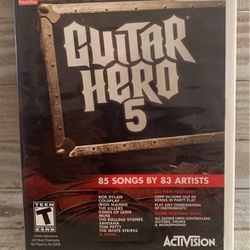 Guitar Hero Nintendo Wii Complete VGC 