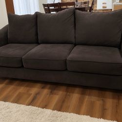 (DELIVERY 🚚)🔥🔥🔥Dark Brown  Couch & Love Seat