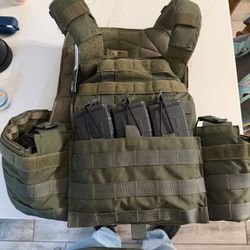 T3 Geronimo 2 (G2) Plate Carrier (green) size large