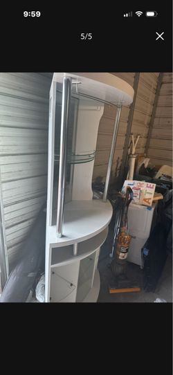 Corner bar cabinet 6 feet high 24 with on both corners