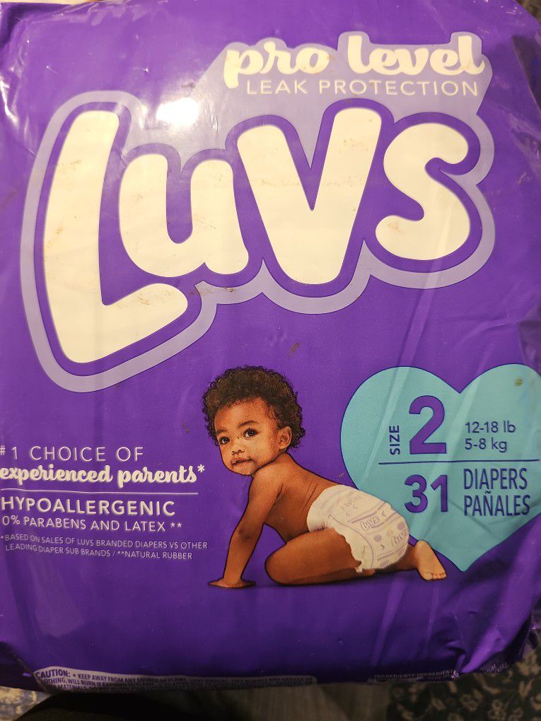 Luvs Size 2 Pampers 