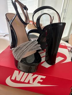 Black Platform heels
