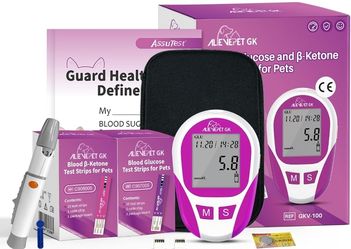 PET BLOOD GLUCOSE READER W/SUPPLIES 